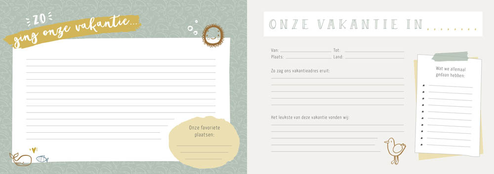 Ons vakantieboek