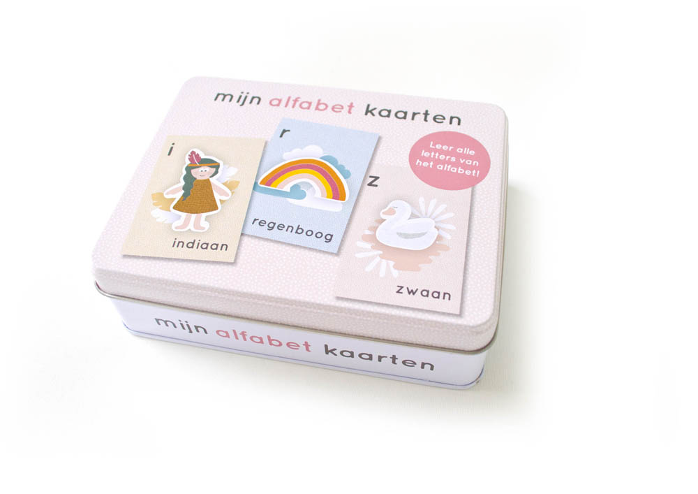 Mijn alfabetkaarten in bewaarblik - set Juul