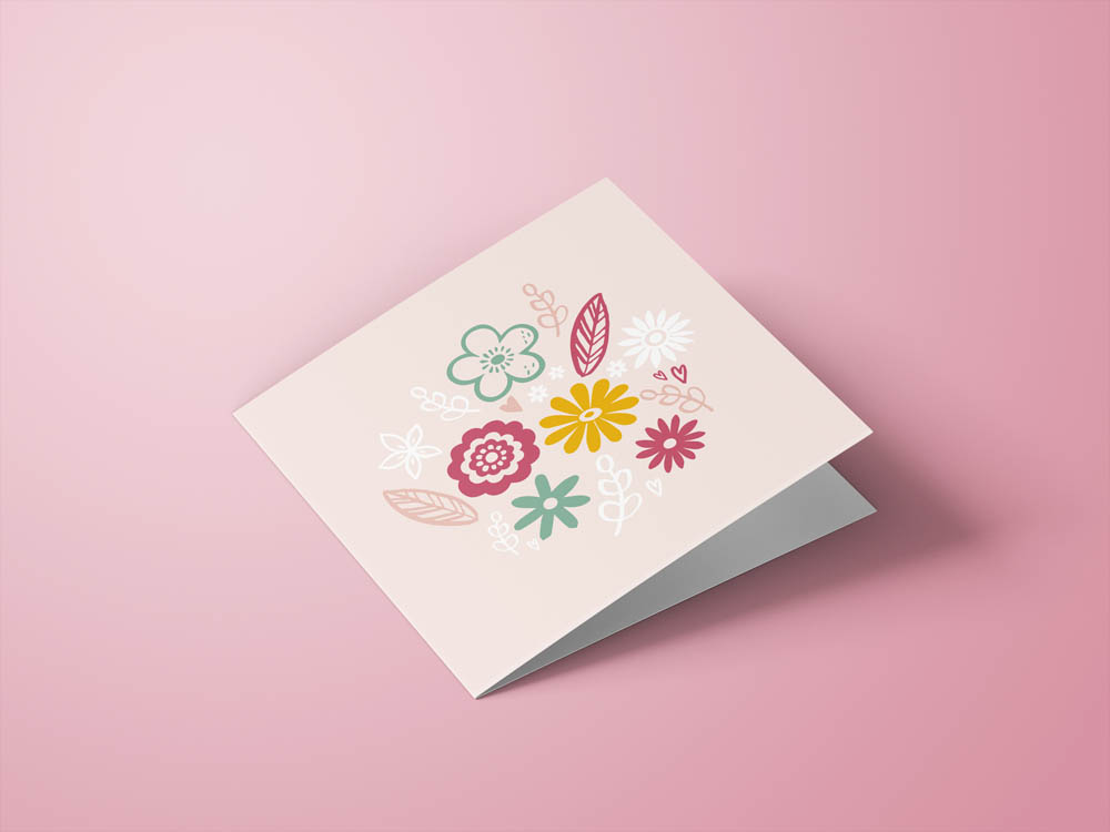 Wenskaarten blanco - set van 6 - incl enveloppen - Universe