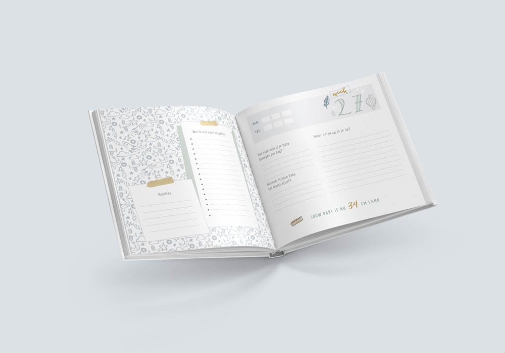 Mijn zwangerschapsdagboek - mint