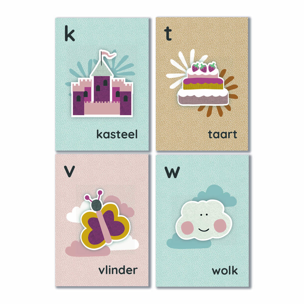 Mijn alfabetkaarten in bewaarblik - set Juul