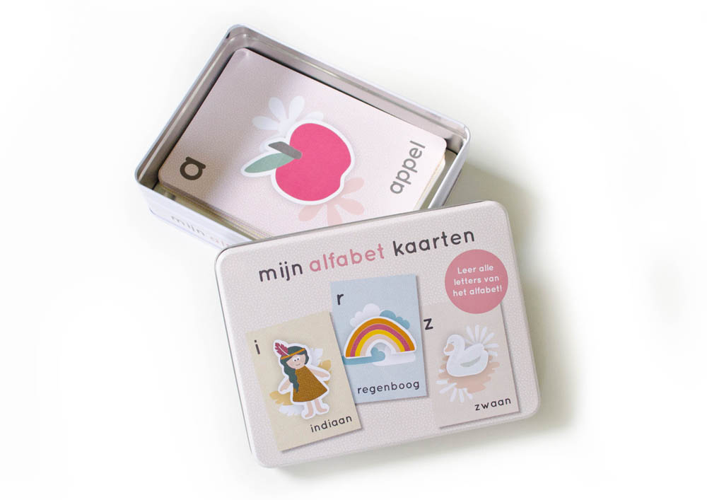 Mijn alfabetkaarten in bewaarblik - set Juul