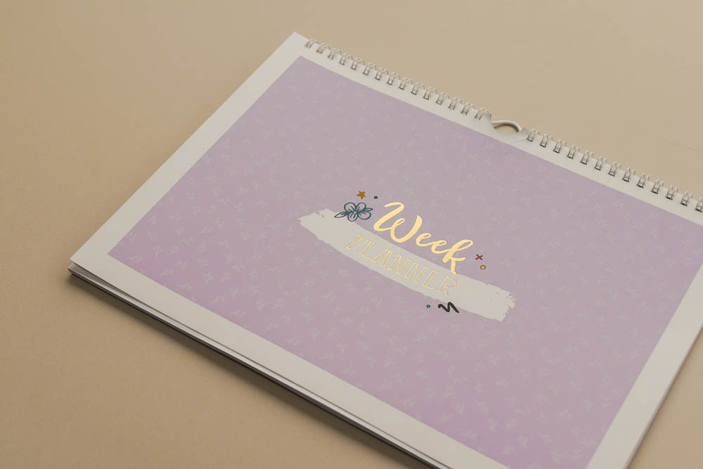 Weekplanner incl. stickervel - Universe