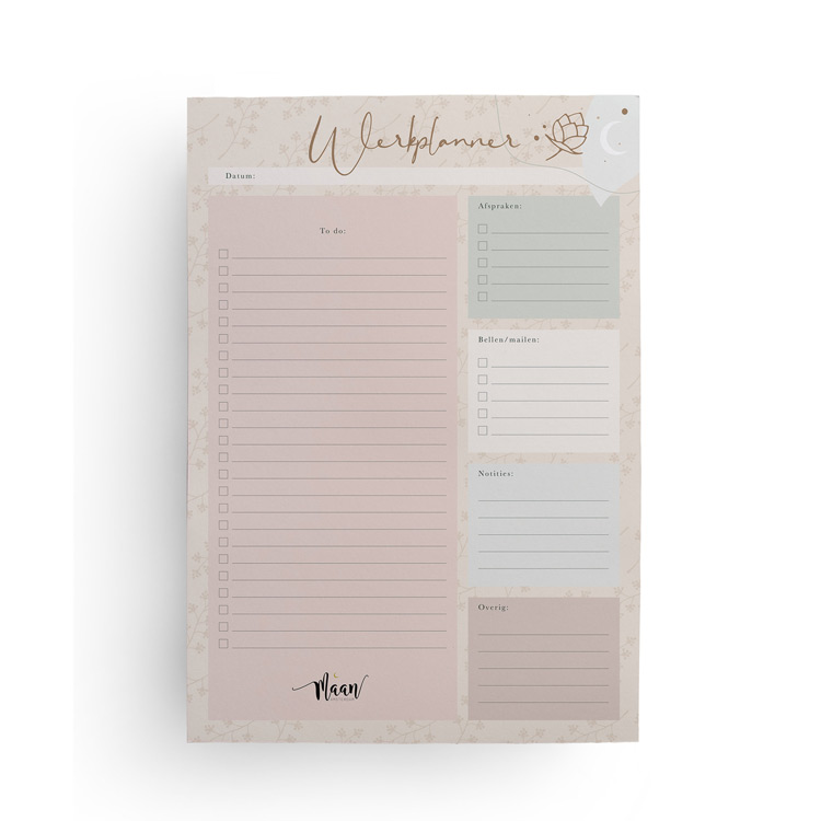 Werkplanner - to do notitieblok - A4 - Eclipse