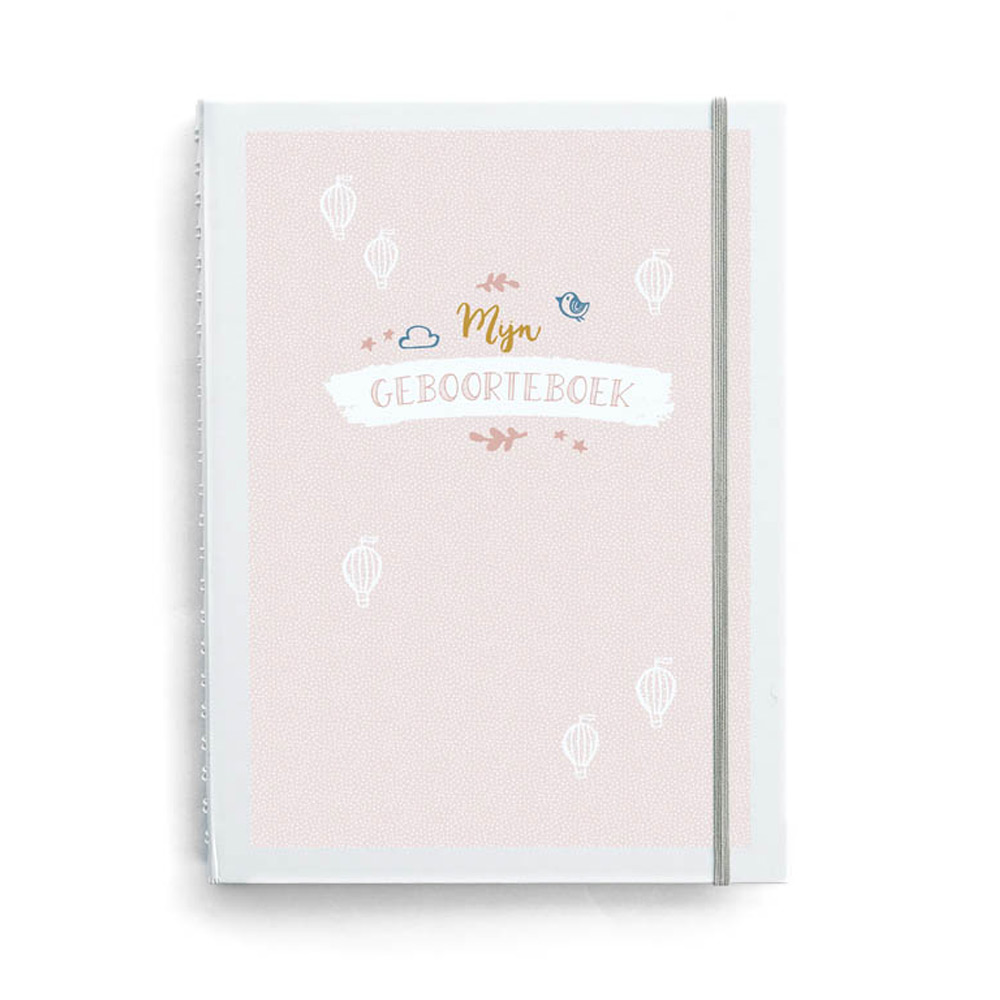 Mijn geboorteboek / kraambezoekboek - roze