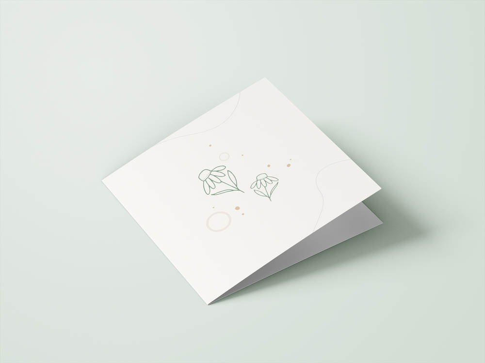 Wenskaarten blanco - set van 6 - incl enveloppen - Eclipse