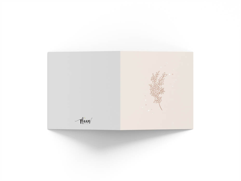 Wenskaarten blanco - set van 6 - incl enveloppen - Eclipse