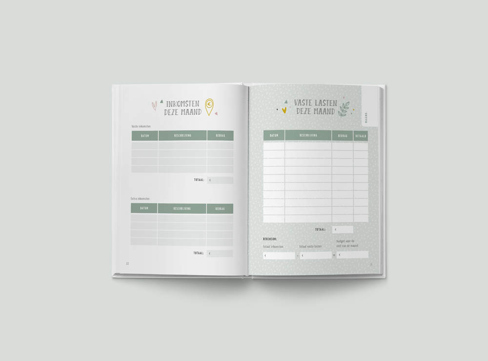 Mijn budgetplanner - inzicht in inkomsten en uitgaven