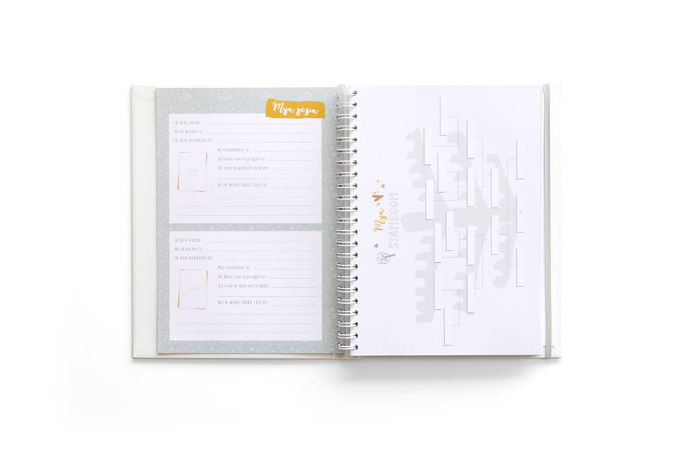 Mijn geboorteboek / kraambezoekboek - mint