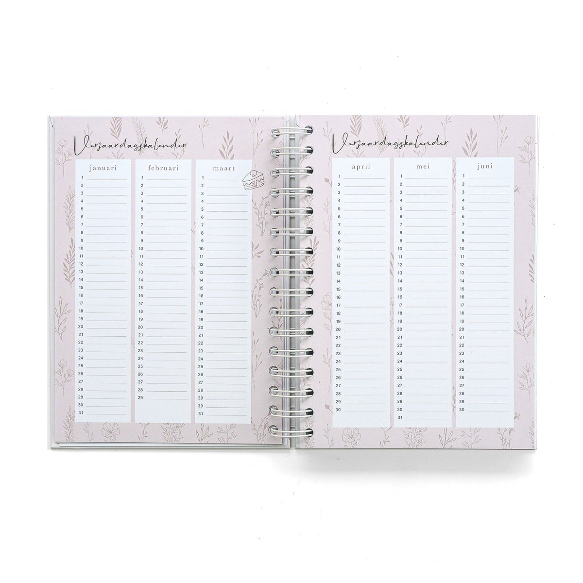 Agenda 2026 - A5 jaaragenda - Weekagenda - Ringband - 1 week op 2 pagina's