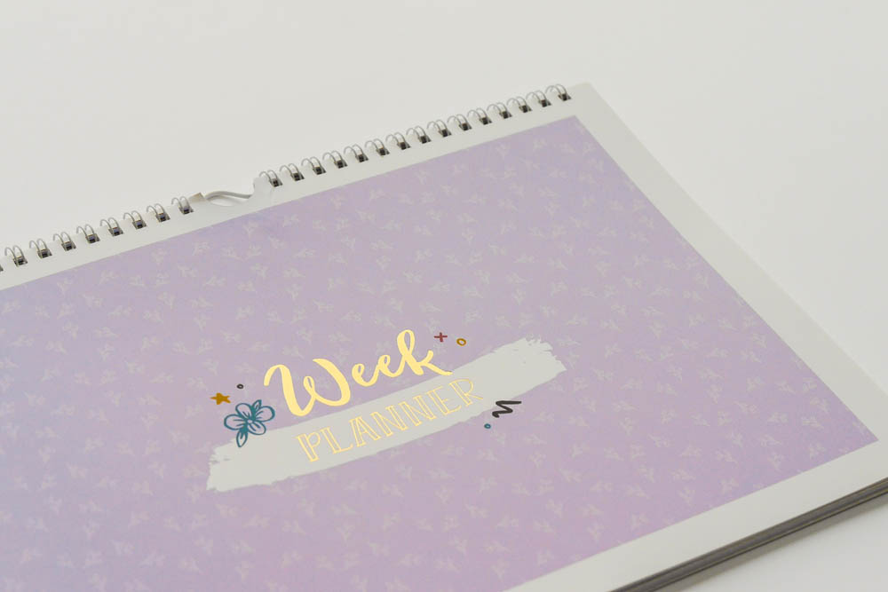 Weekplanner incl. stickervel - Universe