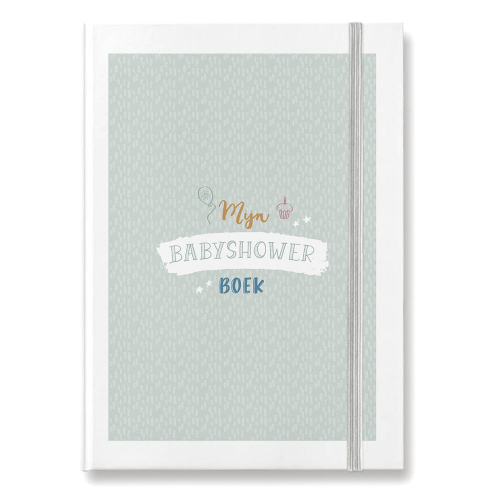 Mijn babyshowerboek (inclusief invulkaarten) - mint 