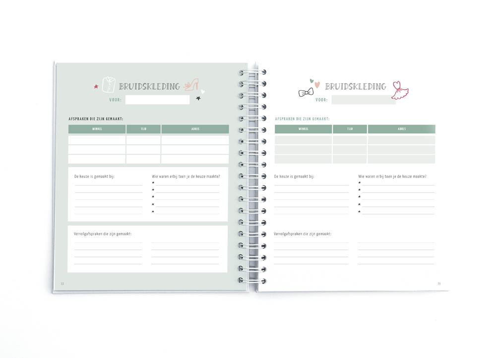 Mijn bruiloft planner