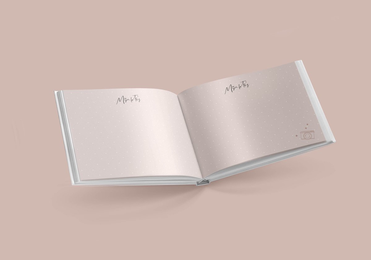 Mijn kraamvisiteboek - Invulboek voor kraamvisite - Kraambezoekboek A5 - Geschikt voor 74 gasten