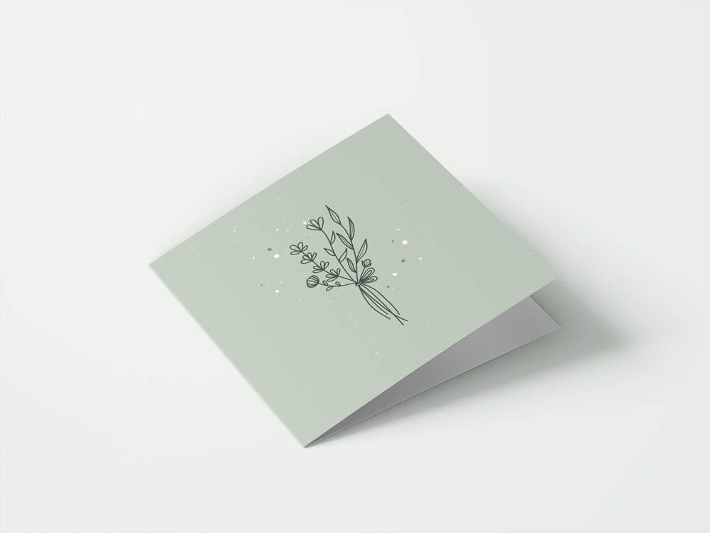Wenskaarten blanco - set van 6 - incl enveloppen - Eclipse