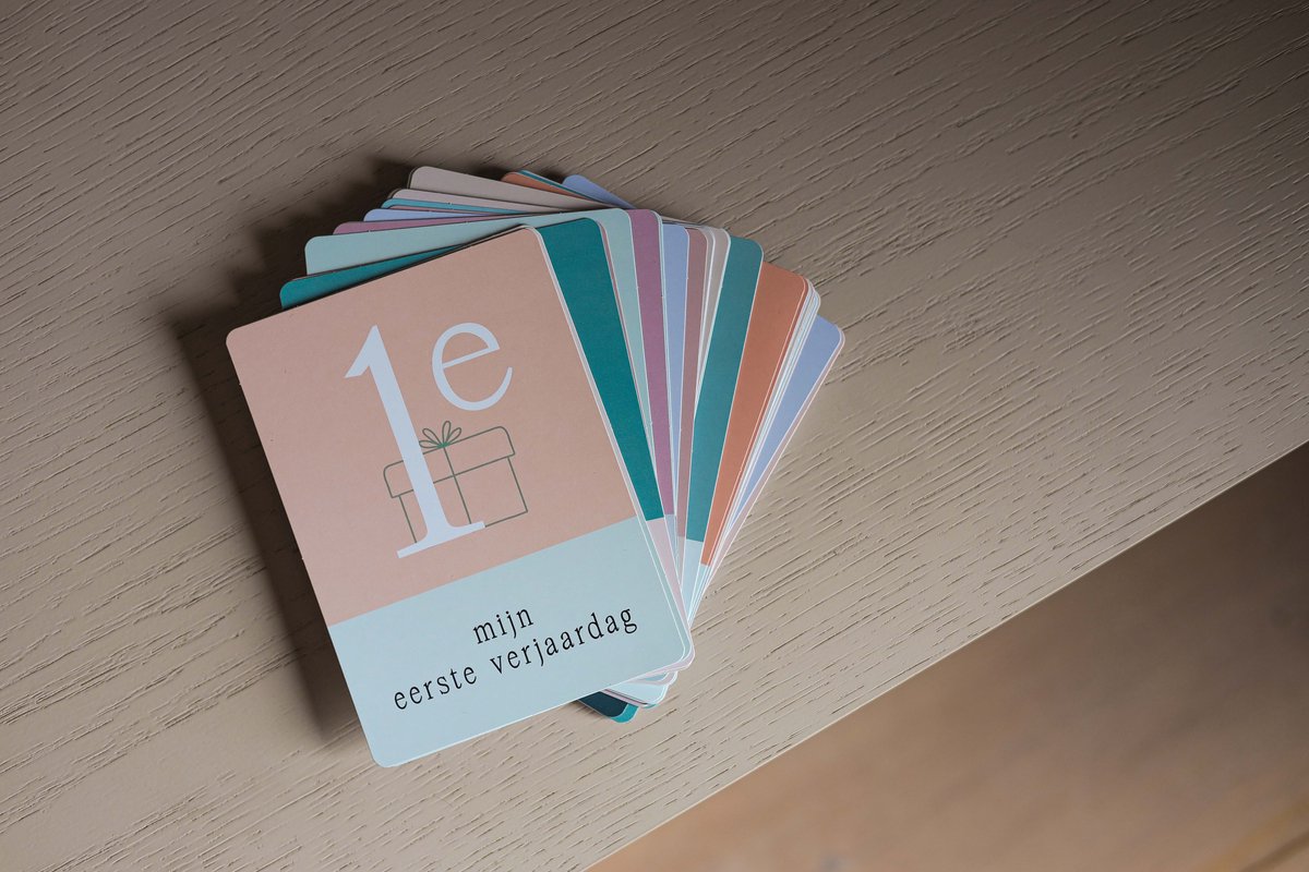 Mijn mijlpaalkaarten - 0 t/m 12 jaar - Set van 50 mijlpaalkaarten - A6