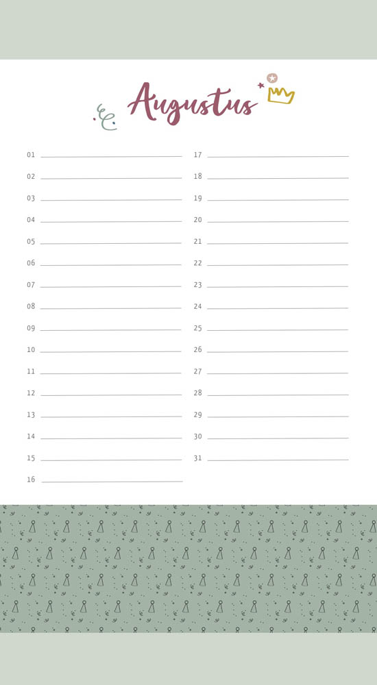 Verjaardagskalender Verjaardagskalender