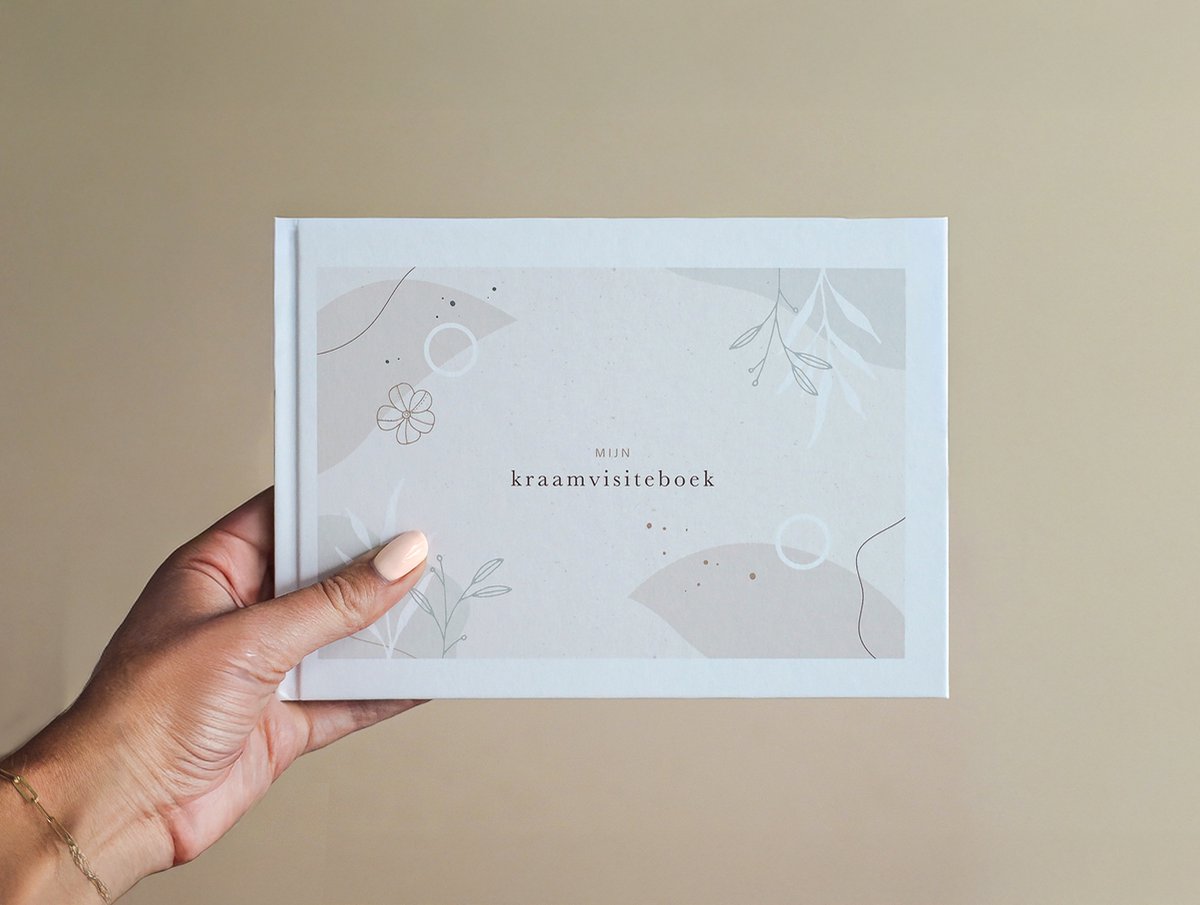 Mijn kraamvisiteboek - Invulboek voor kraamvisite - Kraambezoekboek A5 - Geschikt voor 74 gasten