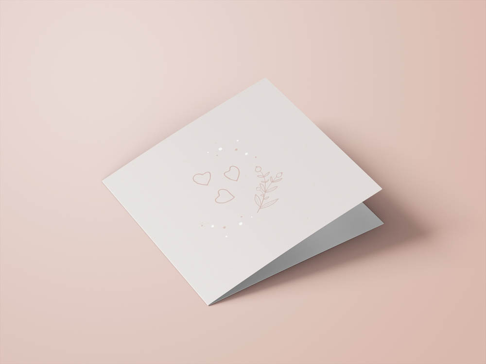 Wenskaarten blanco - set van 6 - incl enveloppen - Eclipse