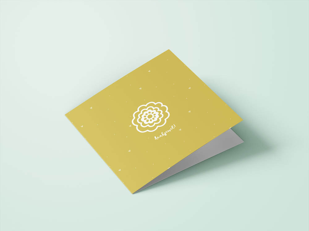 Wenskaarten bedankt / succes - set van 6 - incl enveloppen - Universe