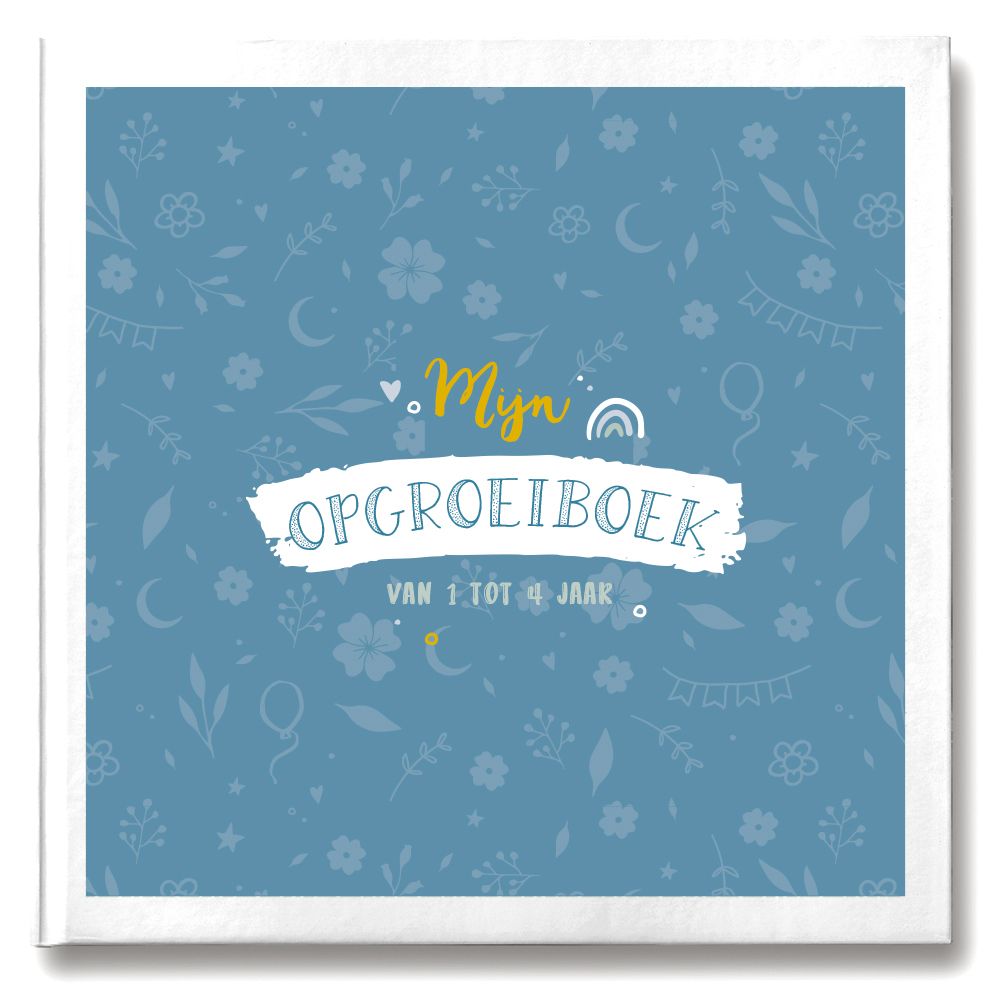 Mijn opgroeiboek (1 tot 4 jaar) - blauw