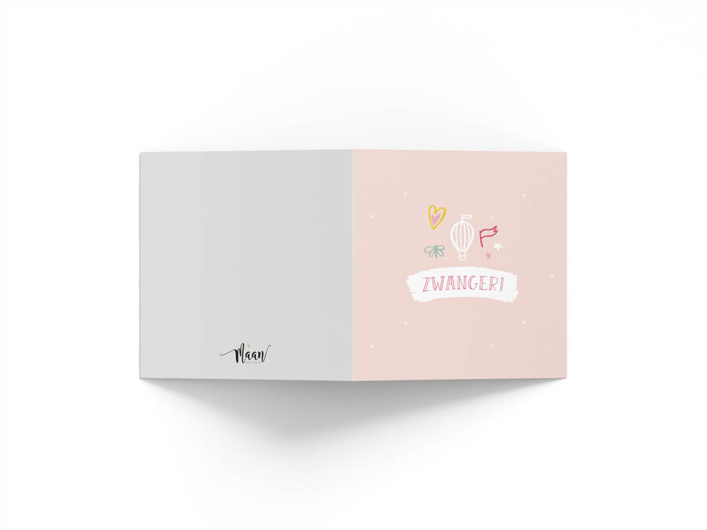 Wenskaarten zwangerschap / huwelijk - set van 6 - incl enveloppen - Universe