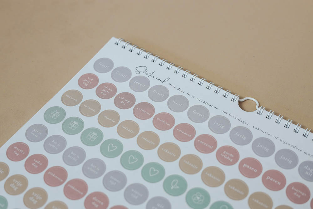 Maan Amsterdam Weekplanner Eclipse - A4 - Incl. stickervel Kopen Maan Amsterdam Weekplanner Eclipse - A4 - Incl. stickervel Kopen