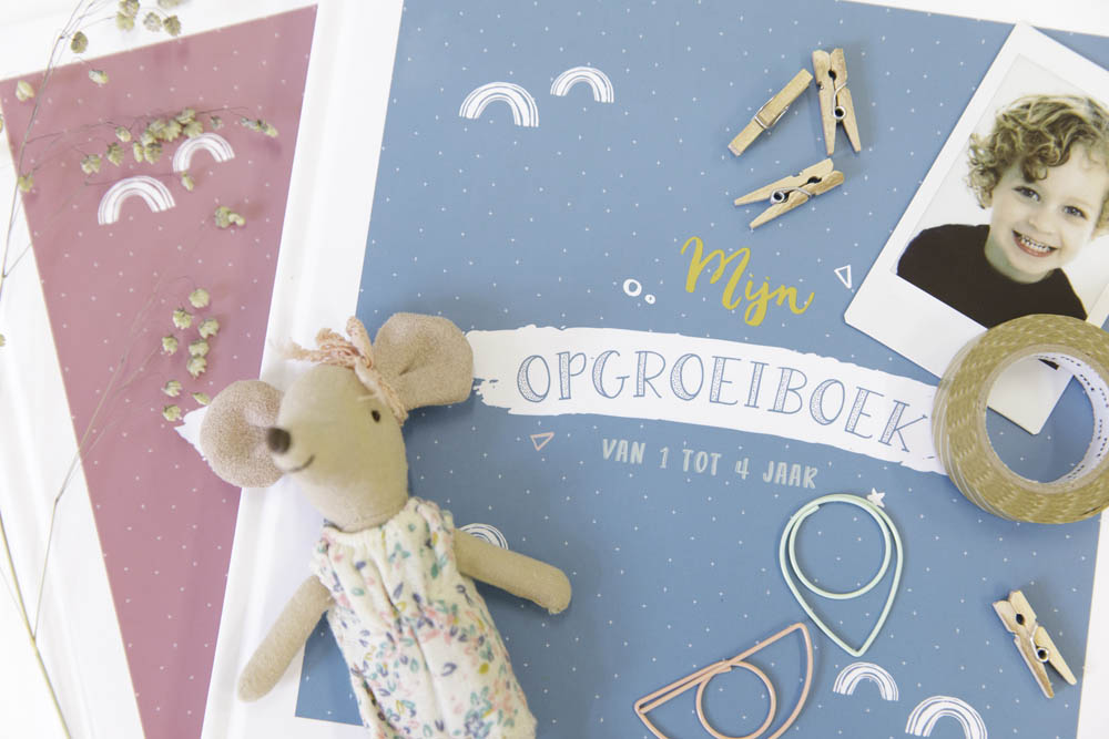 Mijn opgroeiboek (1 tot 4 jaar) - blauw