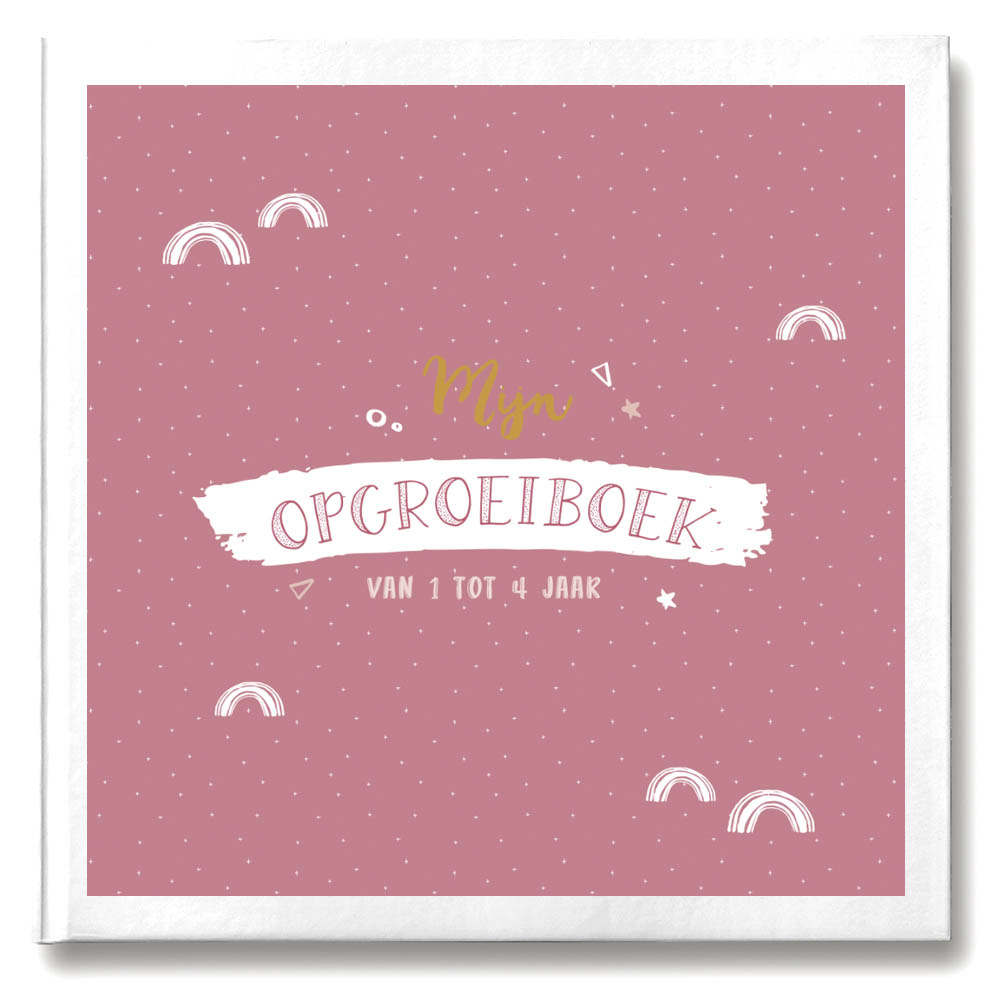 Mijn opgroeiboek (1 tot 4 jaar) - roze
