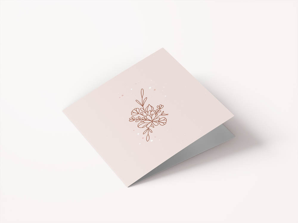 Wenskaarten blanco - set van 6 - incl enveloppen - Eclipse