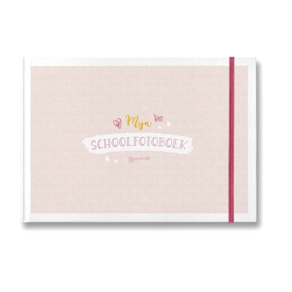 Mijn schoolfotoboek - roze