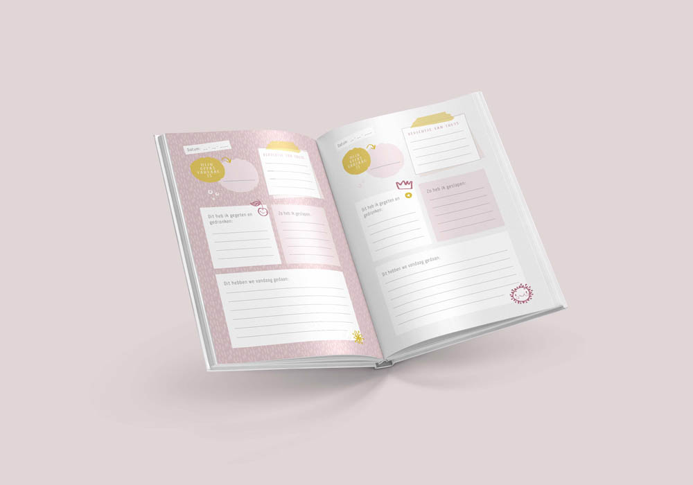 Mijn oppasboek - roze