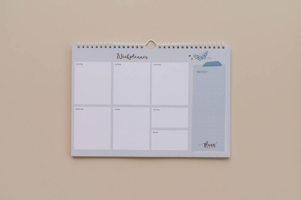 Weekplanner incl. stickervel - Universe