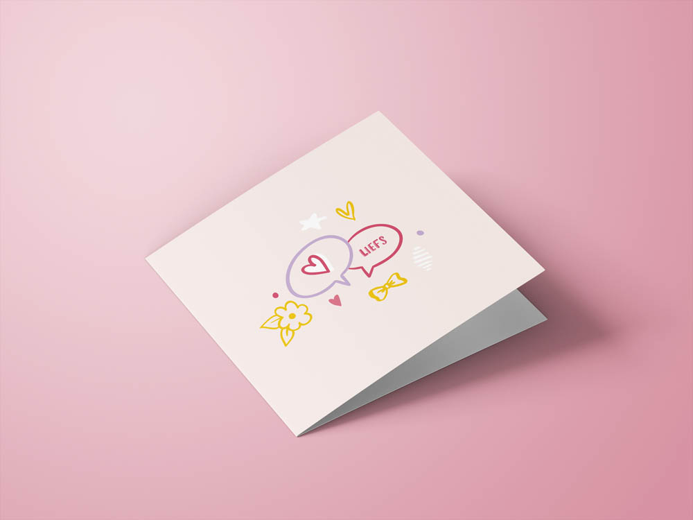 Wenskaarten zwangerschap / huwelijk - set van 6 - incl enveloppen - Universe