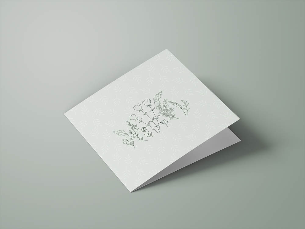 Wenskaarten blanco - set van 6 - incl enveloppen - Eclipse