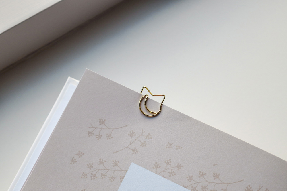 Paperclips ster/maan - 30 stuks - goud Paperclips ster/maan - 30 stuks - goud