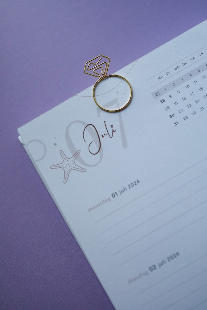 Paperclips ring - 20 stuks - goud