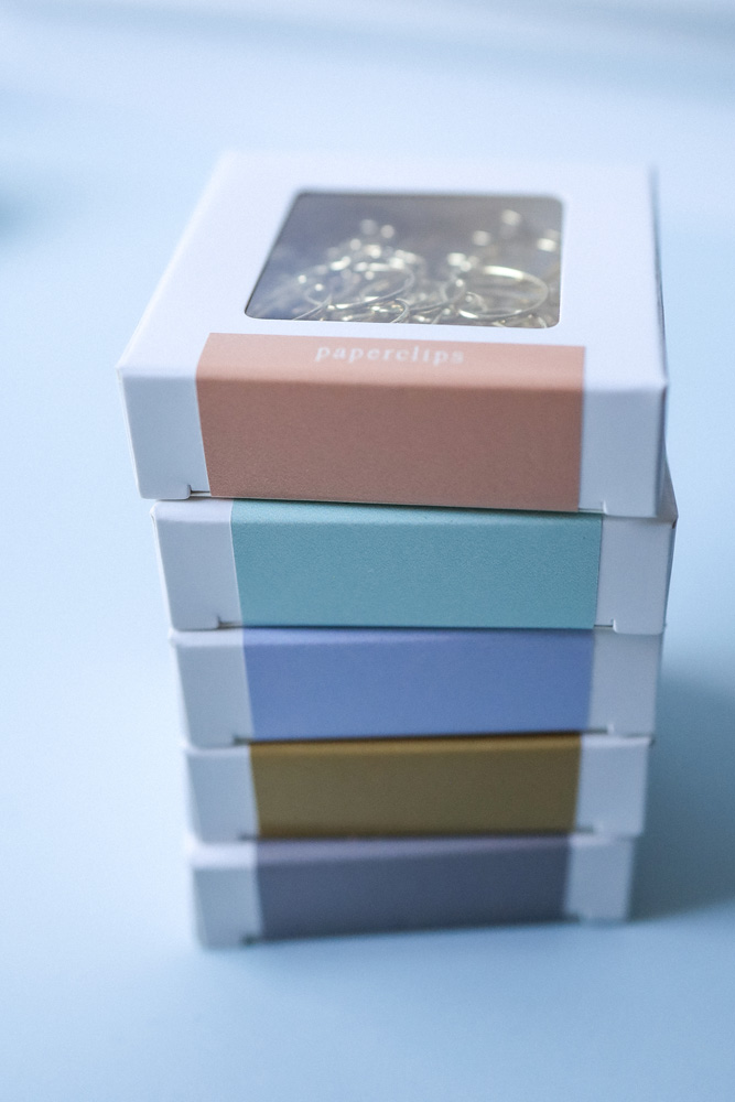 Paperclips bloem - 20 stuks - goud