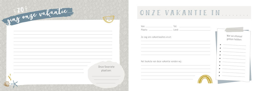 Ons vakantieboek