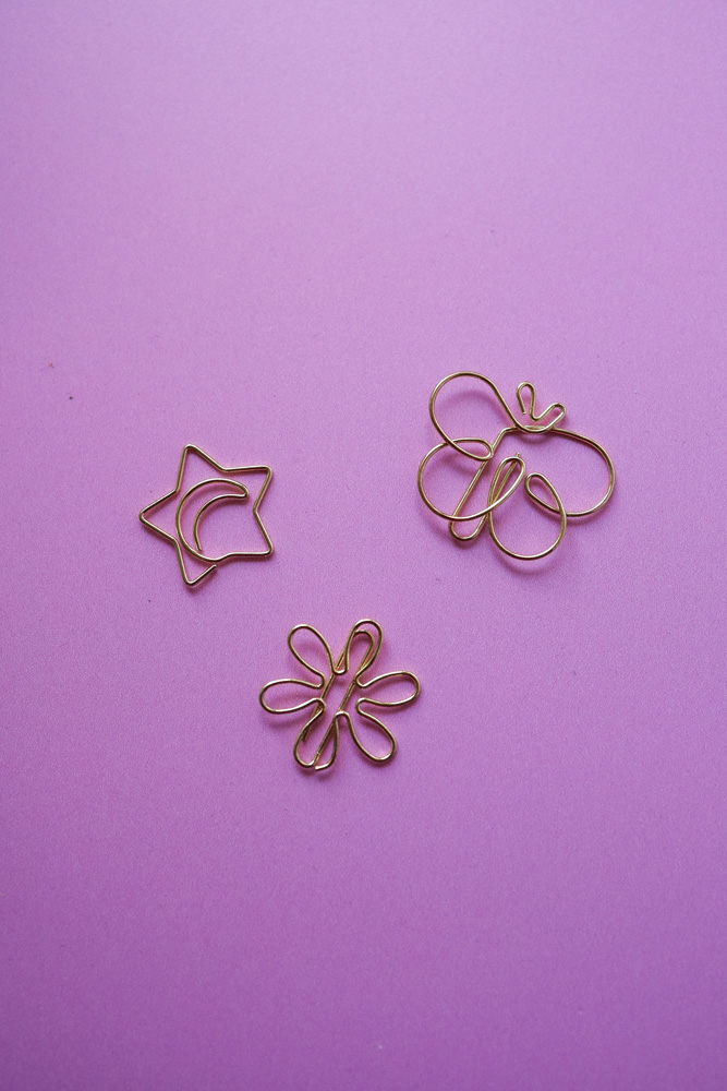 Paperclips vlinder - 20 stuks - goud Paperclips vlinder - 20 stuks - goud