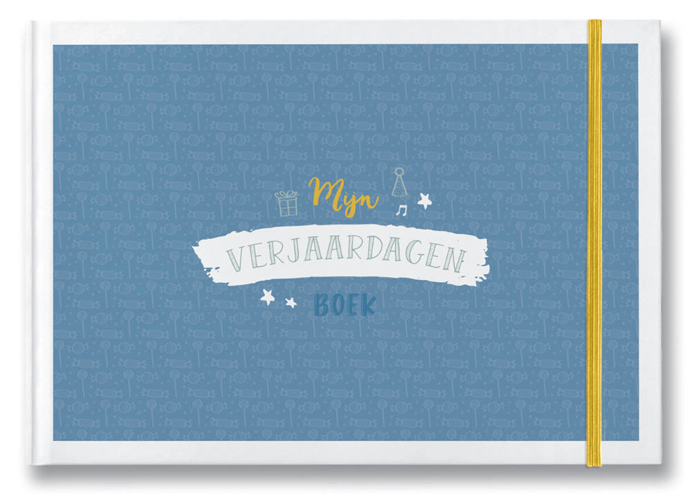Mijn verjaardagenboek - blauw