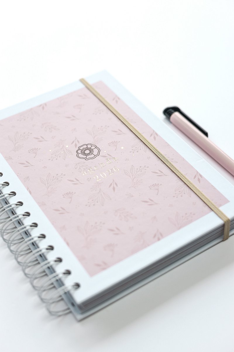 Agenda 2026 - A5 jaaragenda - Weekagenda - Ringband - 1 week op 2 pagina's