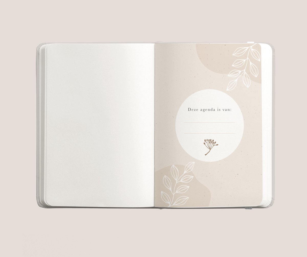 Agenda 2026 - A6 Jaaragenda - Zakagenda - 1 week op 2 pagina's - hardcover