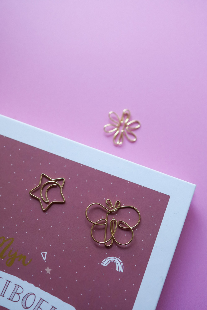 Paperclips vlinder - 20 stuks - goud Paperclips vlinder - 20 stuks - goud