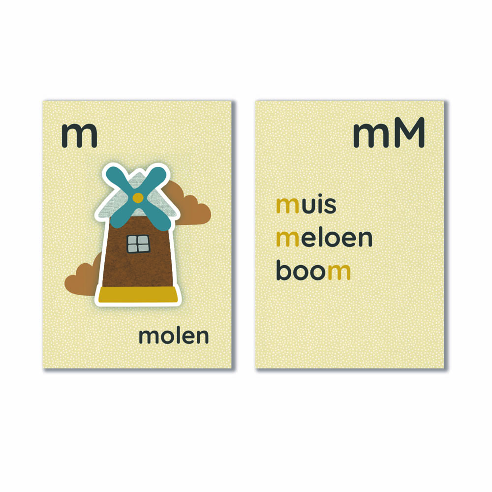 Mijn alfabetkaarten in bewaarblik - set Juul