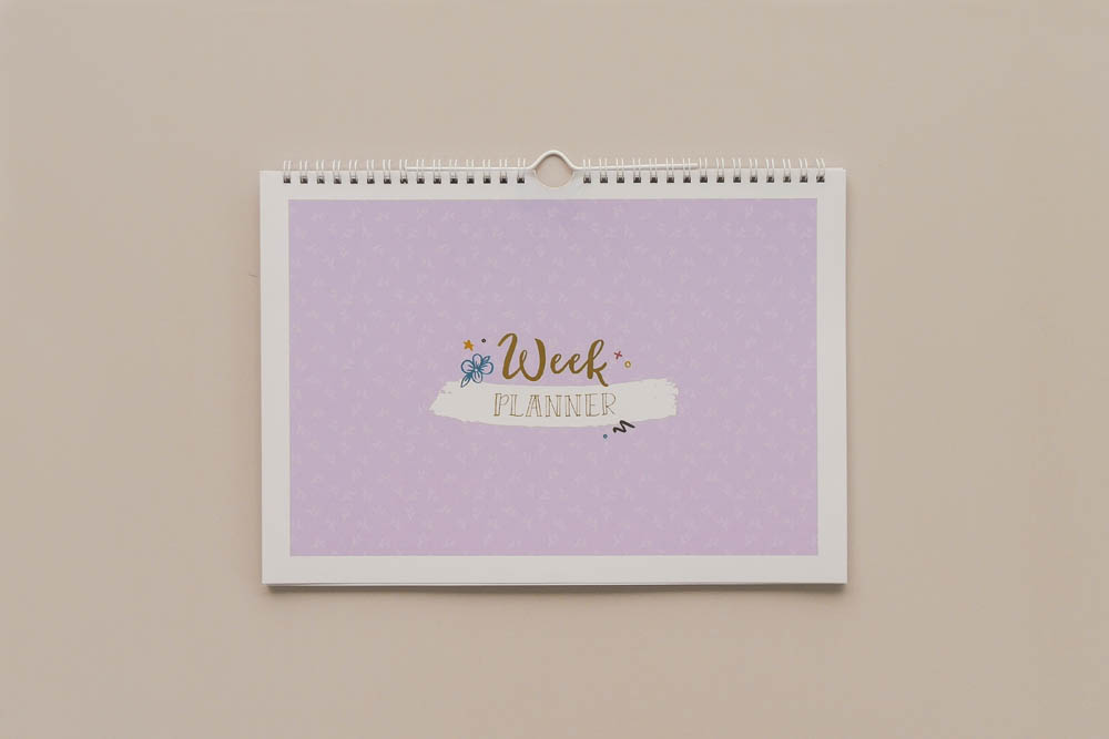 Weekplanner incl. stickervel - Universe