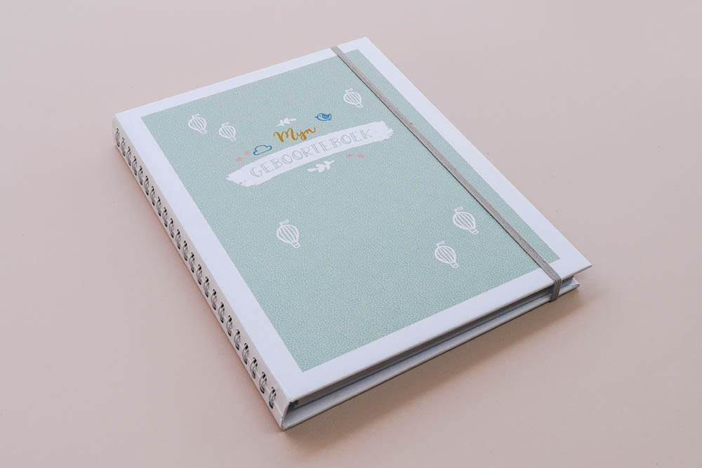 Mijn geboorteboek / kraambezoekboek - mint