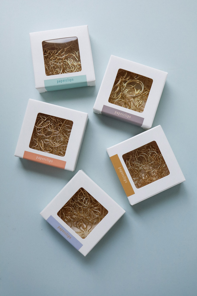 Paperclips ster/maan - 30 stuks - goud Paperclips ster/maan - 30 stuks - goud