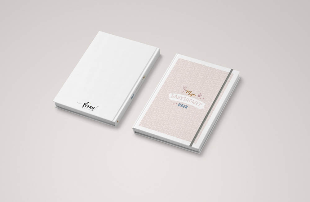 Mijn babyshowerboek (inclusief invulkaarten) - roze