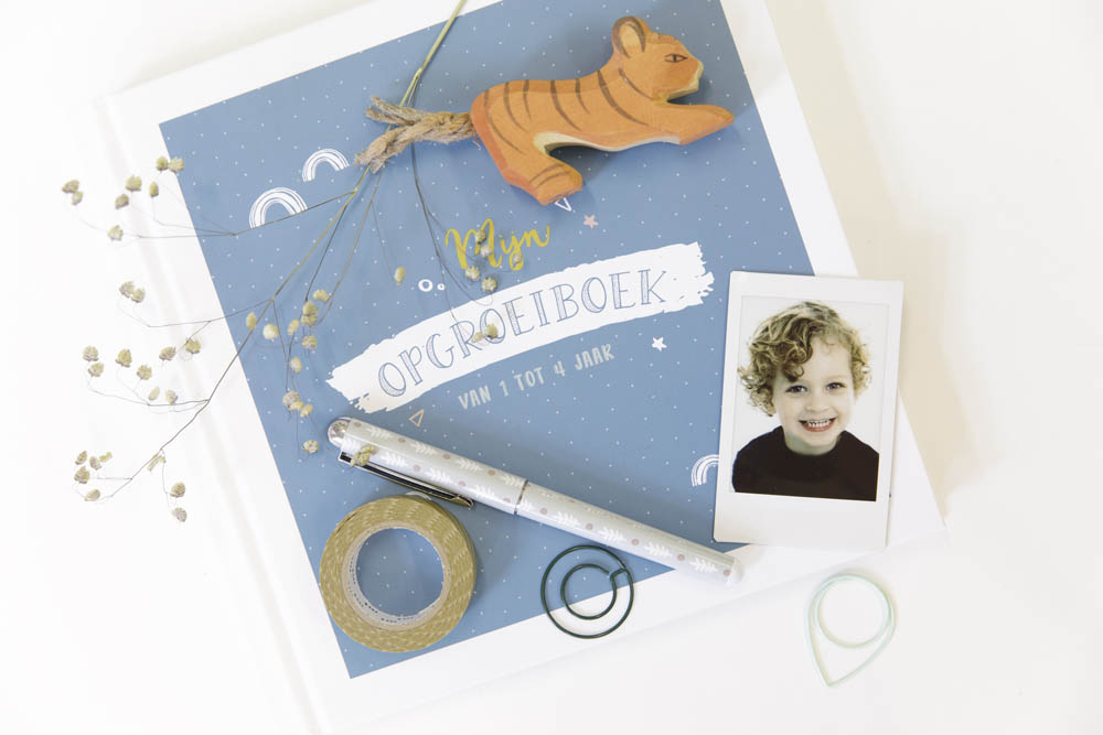 Mijn opgroeiboek (1 tot 4 jaar) - blauw